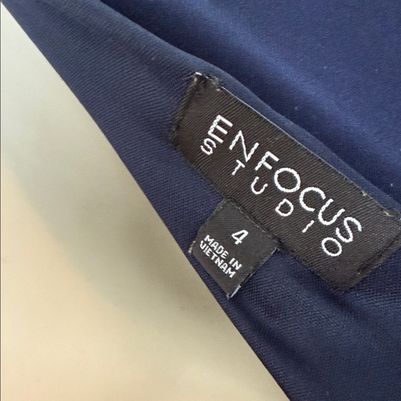 Beautiful One-Shoulder Navy Ruched Women’s Dress - Picture 5 of 6